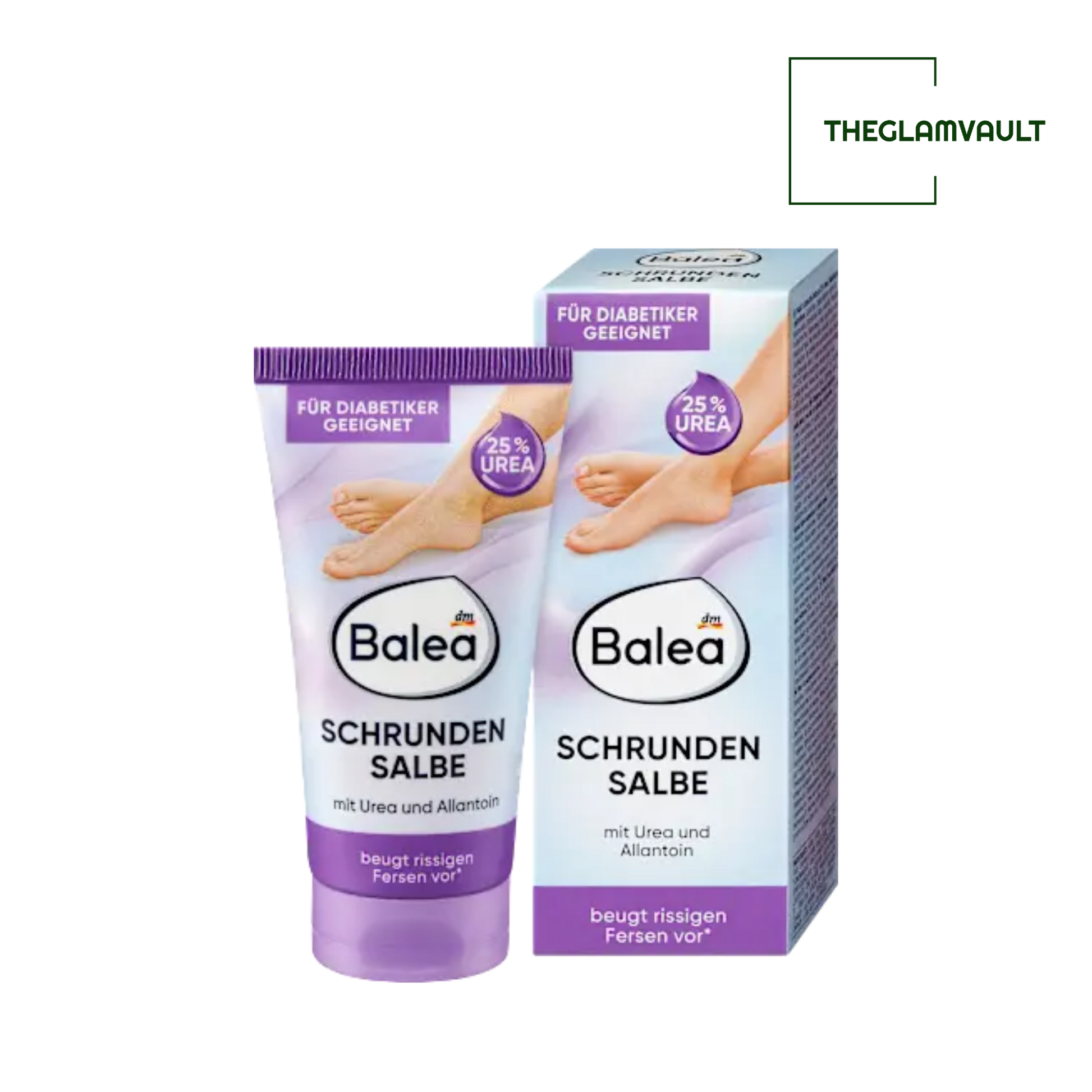 Balea Foot Cream Cracked Heel Balm Urea, 50 ml