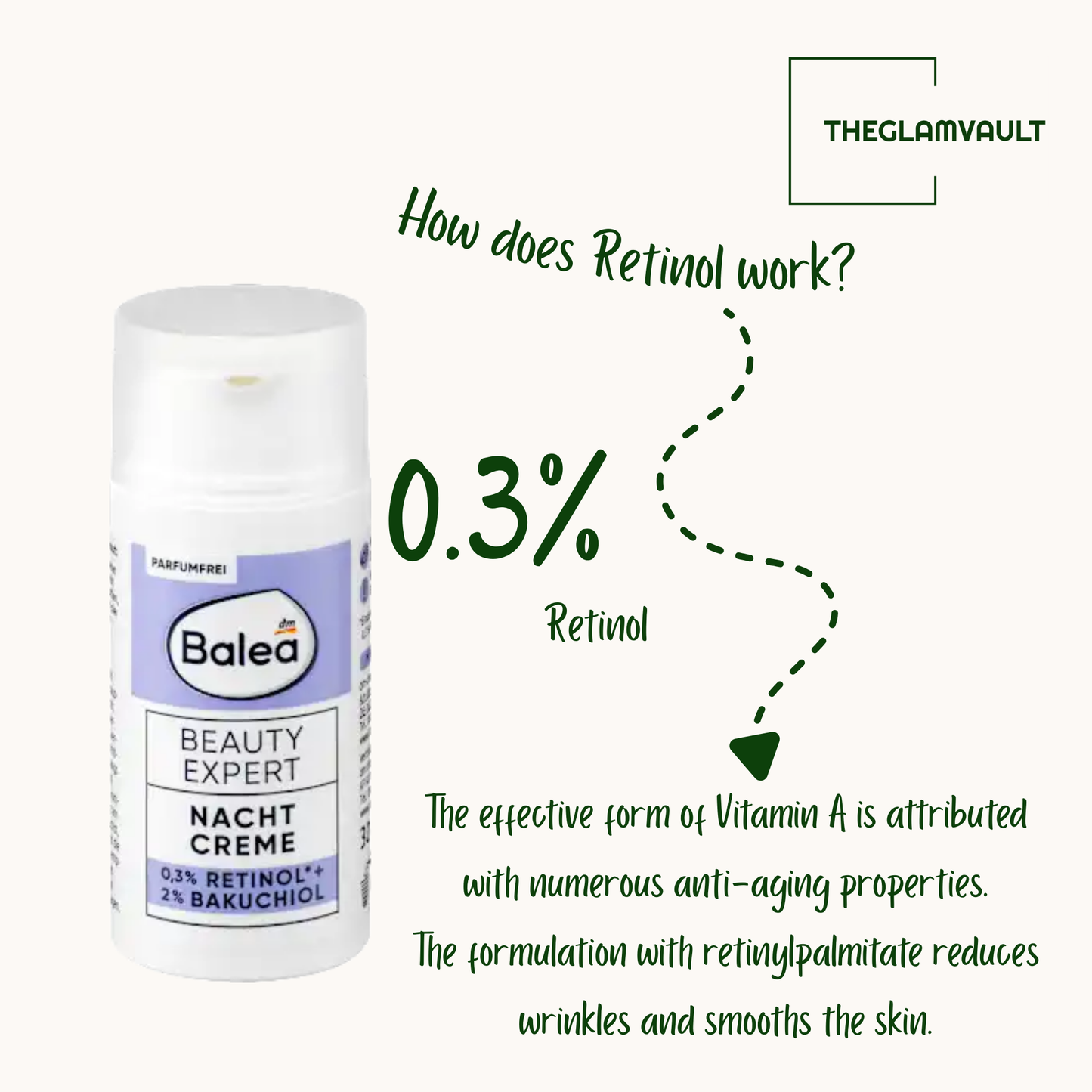 Balea Beauty Expert Night Cream, 30 ml