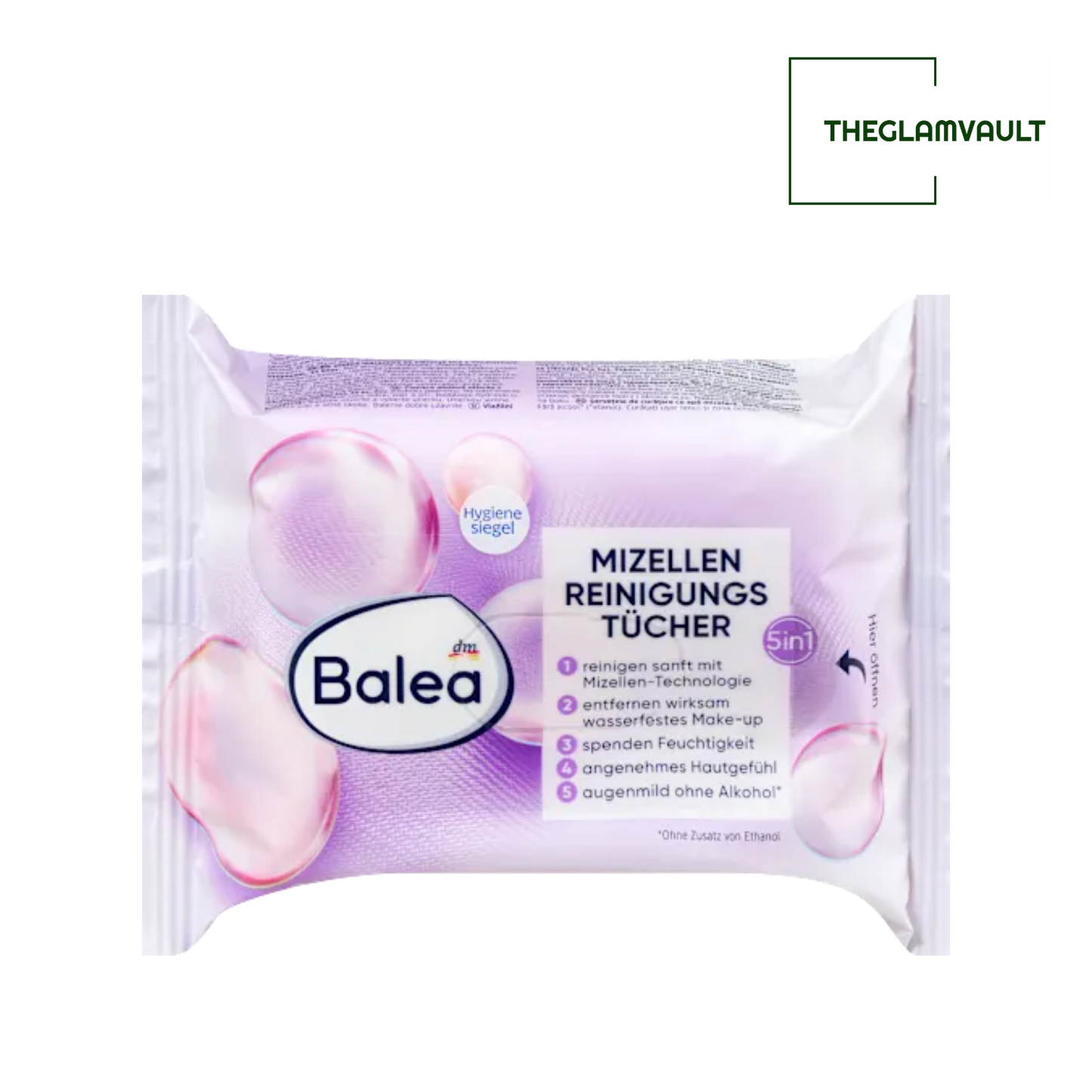 Balea Micellar Cleansing Wipes, 25 pcs