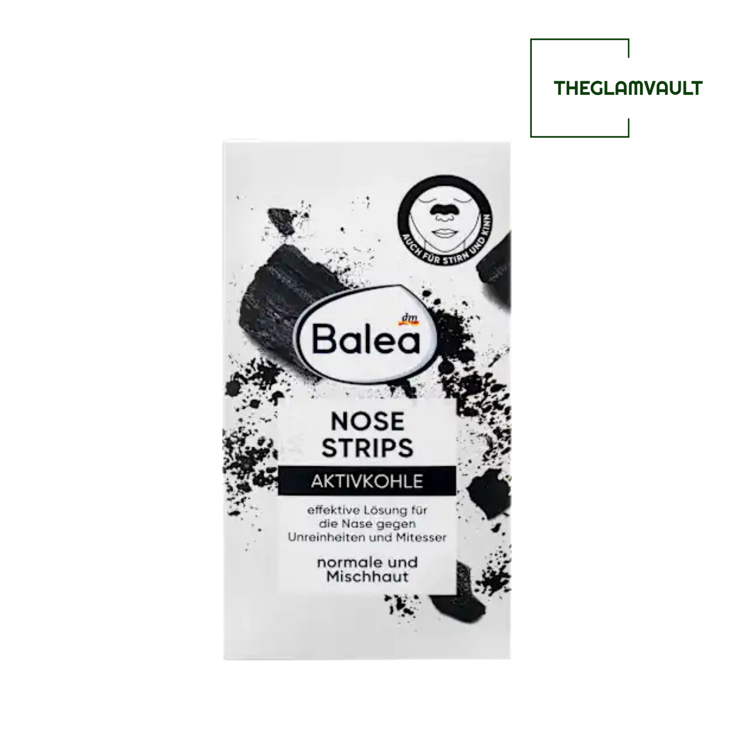 Balea Nose Strips with Activated Charcoal, 3 pcs