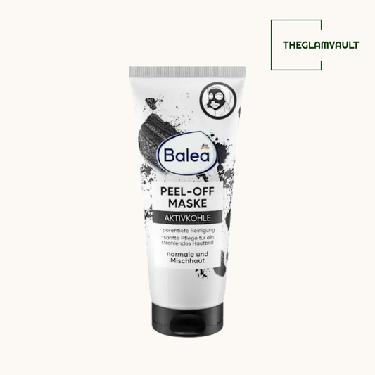 Balea Face Mask Peel-Off with Activated Charcoal, 100 ml