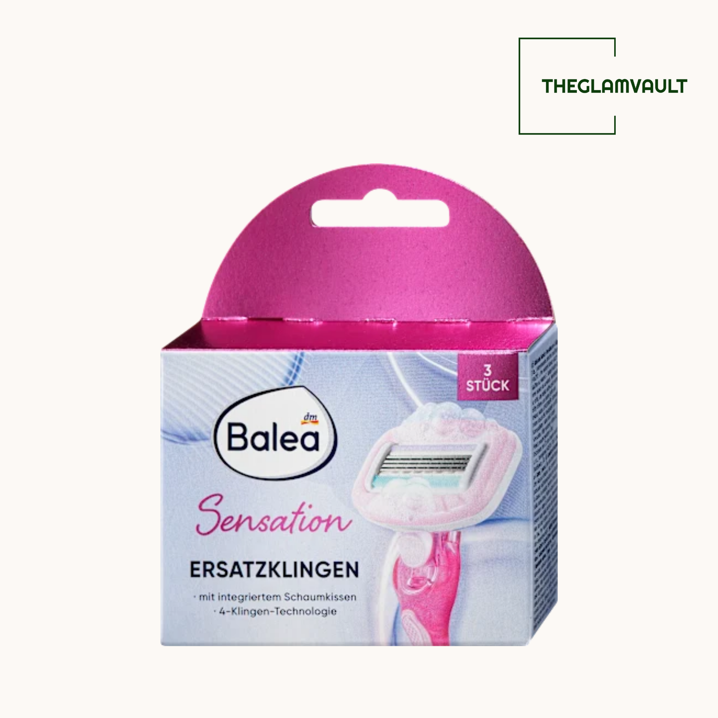 Balea Sensation Razor Blades, 3 pcs
