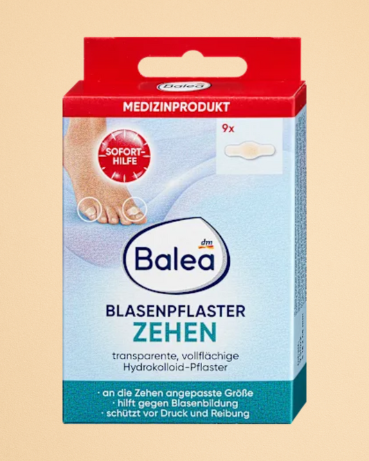 Balea Toe Blister Plasters, 9 pcs (Medical Product)