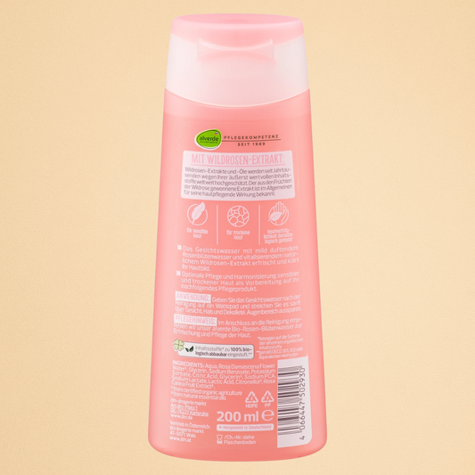Wildrose Facial Toner, 200ml