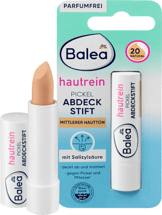 Balea Clear Skin Concealer Stick 20 Medium Skin Tone, 4.5 g