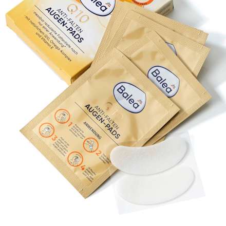 Balea Q10 Anti-Wrinkle Eye Pads (6 Pairs), 12 pcs