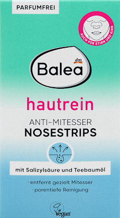 Balea Anti-Blackhead Nose Strips Clear Skin, 3 pcs