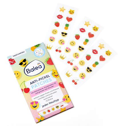 Balea Anti-Pimple Printed Patches, 36 pcs