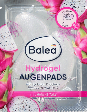  Balea Hydrogel Eye Pads Holo (1 pair), 2 pcs