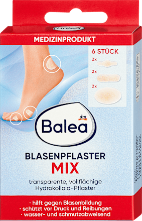  Balea Blister Plaster Mix, 6 pcs (Medical Product)