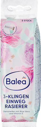  Balea Disposable Razors 3-Blade, 8 pcs