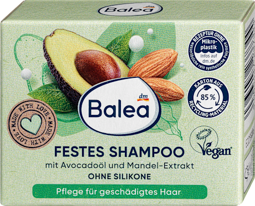 Balea Solid Shampoo Avocado & Almond Milk, 60 g