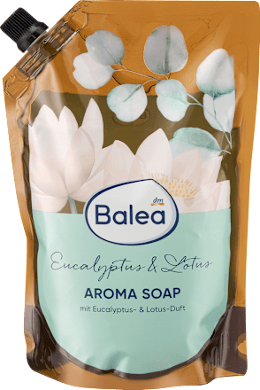 Balea Liquid Soap Eucalyptus & Lotus Refill, 500 ml