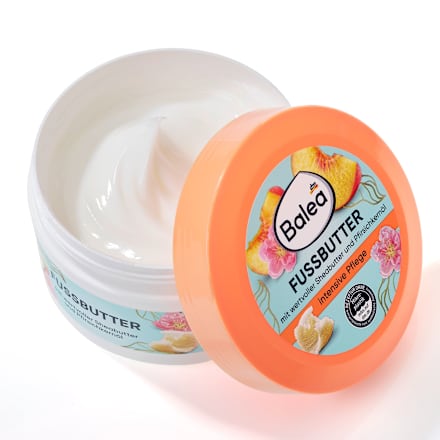 Balea Foot Butter Shea Butter & Peach Kernel Oil, 150 ml