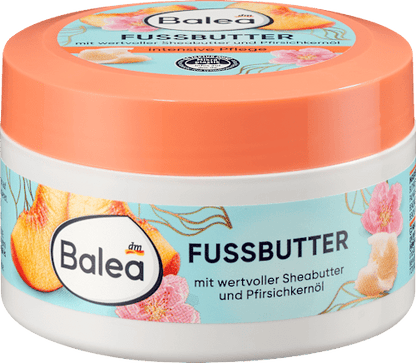 Balea Foot Butter Shea Butter & Peach Kernel Oil, 150 ml