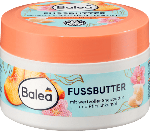 Balea Foot Butter Shea Butter & Peach Kernel Oil, 150 ml