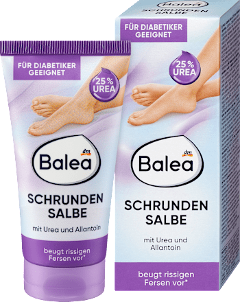 Balea Foot Cream Cracked Heel Balm Urea, 50 ml