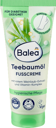Balea Foot Cream Tea Tree Oil, 100 ml