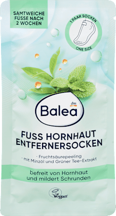 Balea Foot Mask Socks Callus Remover (1 Pair), 2 pcs