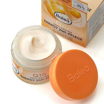 Balea Q10 Anti-Wrinkle Energy 24H Face Cream, 50 ml