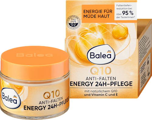 Balea Q10 Anti-Wrinkle Energy 24H Face Cream, 50 ml