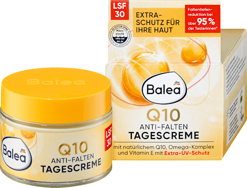  Balea Q10 Anti-Wrinkle Protective Face Cream, 50 ml