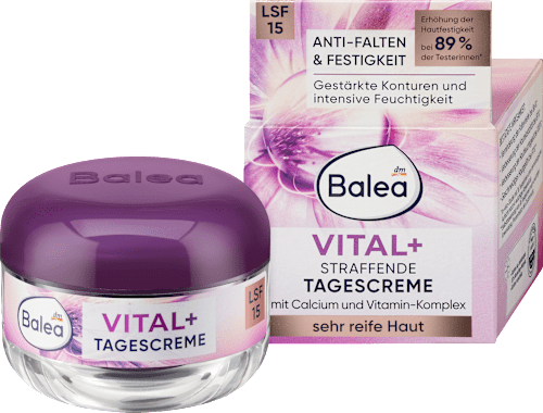 Balea Vital+ Firming Face Cream SPF 15, 50 ml