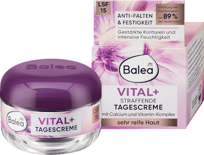 Balea Vital+ Firming Face Cream SPF 15, 50 ml