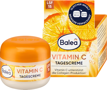 Balea Face Cream Vitamin C SPF 15, 50 ml