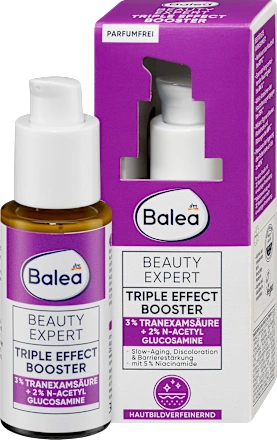 Balea Beauty Expert Triple Effect Booster with packaging on a white background