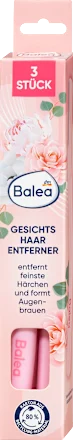Balea hair removal product with floral design on a white background