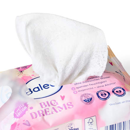  Balea Big Dreams Facial Cleansing Wipes, 25 pcs