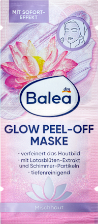  Balea Glow Peel-Off Mask (2x8 ml), 16 ml