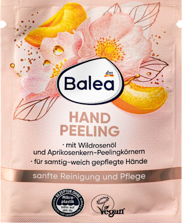 Balea Wild Rose & Apricot Hand Peeling, 15 ml