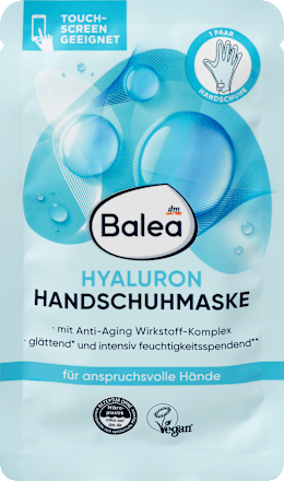 Balea Hyaluron Hand Mask Gloves (1 Pair), 2 pcs