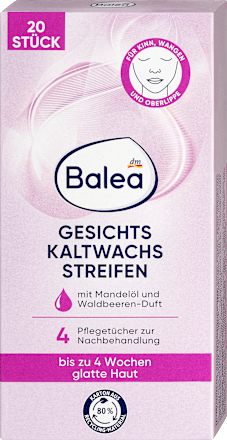 Balea Cold Wax Strips Face, 20 pcs