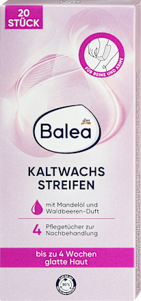 Balea Cold Wax Strips Body, 20 pcs