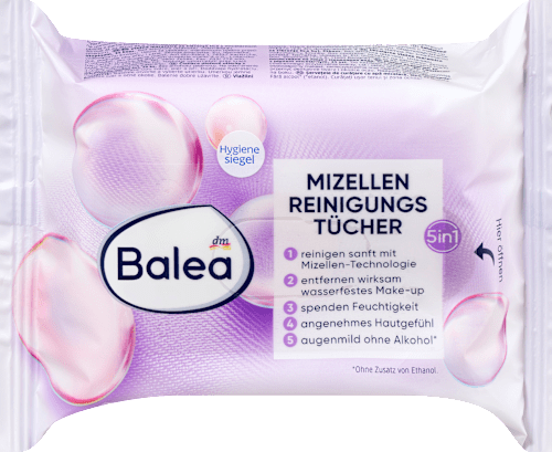 Balea Micellar Cleansing Wipes, 25 pcs