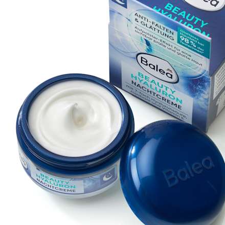 Balea Night Cream Anti-Wrinkle Beauty Hyaluron, 50 ml