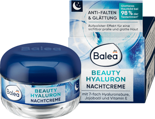 Balea Night Cream Anti-Wrinkle Beauty Hyaluron, 50 ml