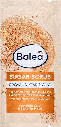 Balea Brown Sugar Scrub Peeling (2x8 ml), 16 ml
