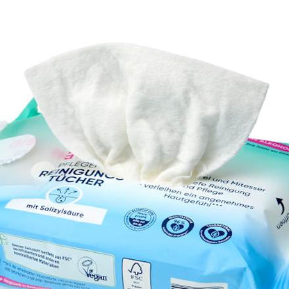 Balea Caring Cleansing Wipes Clear Skin