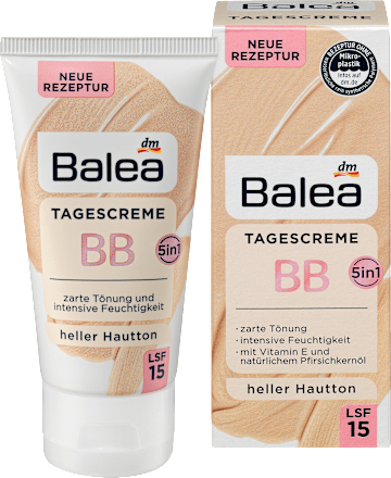Balea BB Cream Light Skin Tone SPF 15, 50 ml