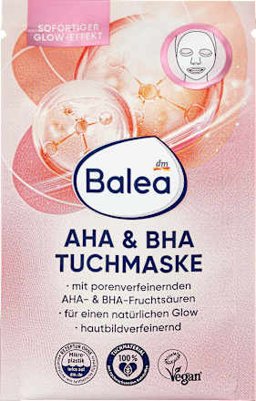  Balea AHA & BHA Sheet Mask, 1 pc