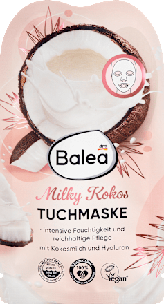  Balea Milky Coconut Sheet Mask, 1 pc